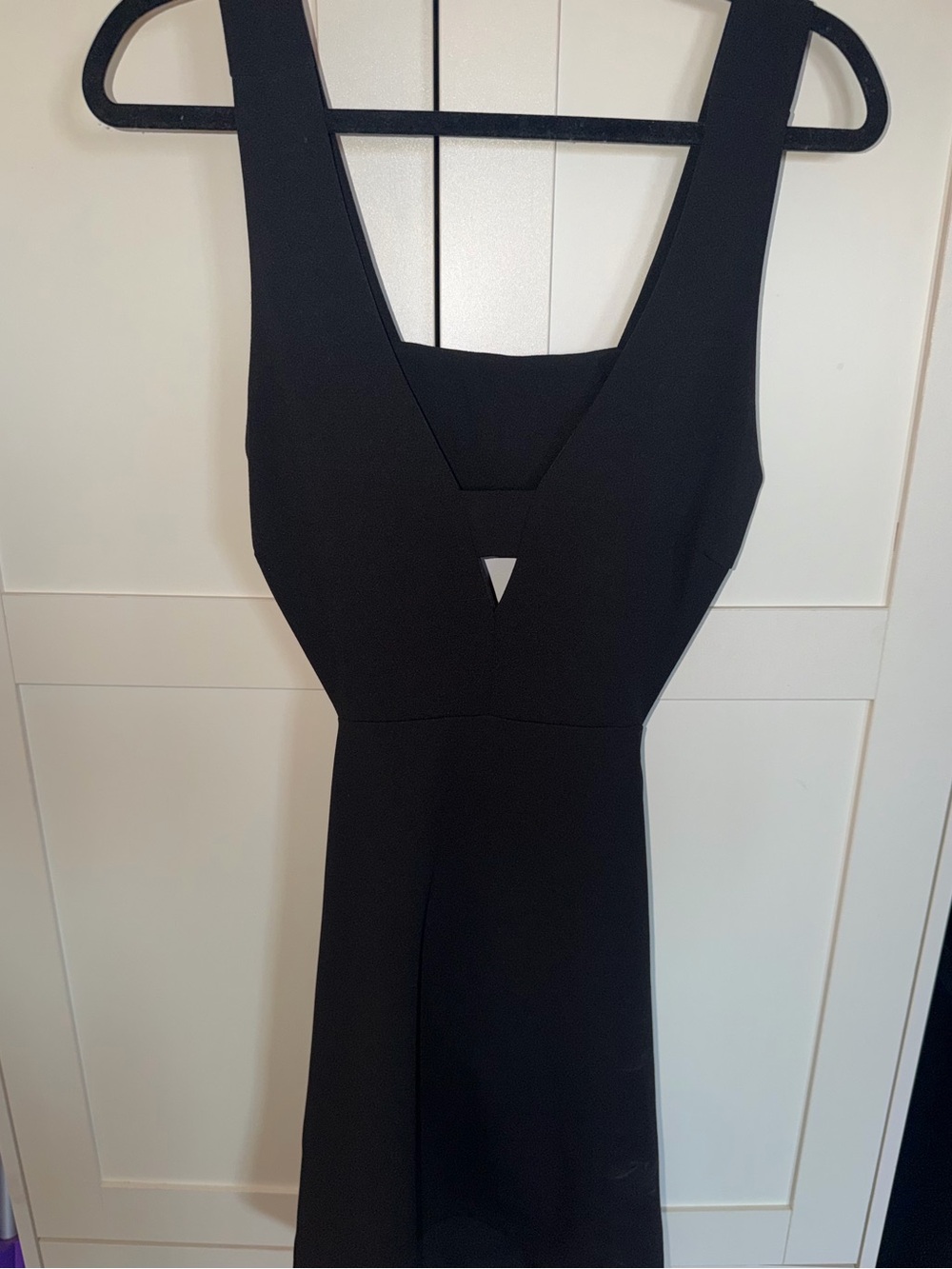 Classic Black V-Neck Women’s Dress